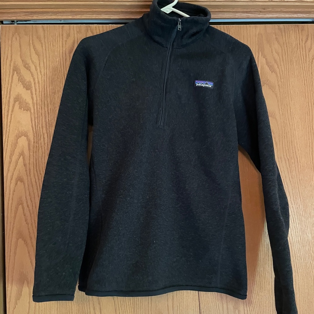 Patagonia better sweater never worn.  new without tags black medium ladies